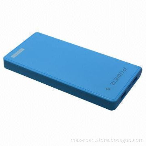 12,000mAh Slim Book Style Full Capacity Power Bank, Back up Emergency Battery